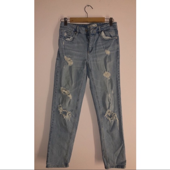 Light Blue Garage Jeans - Picture 1 of 3